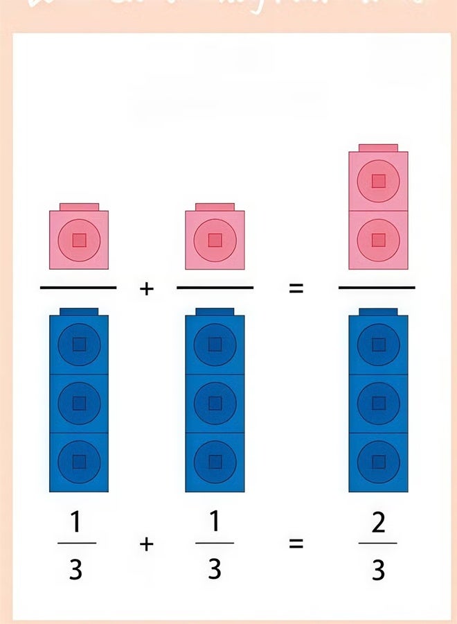 BEBLOSSOM Number learning linking cubes set 1–10 – preschool counting blocks with 30 math activities, educational manipulatives toy for kids kindergarten and early learning - Image 5